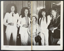 Load image into Gallery viewer, 1976 Queen Official Biography Paperback Book U.S. Royal Tour Rock &amp; Roll Vintage

