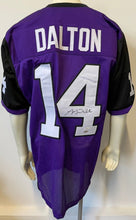 Load image into Gallery viewer, Andy Dalton Autographed TCU Horned Frogs Signed Custom Jersey NCAA JSA COA
