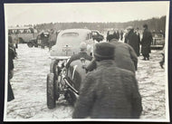 Original 1946 Photo Swedish Grand Prix Cars Vintage Races Early Picture