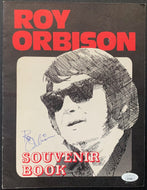 1977 Roy Orbison Signed Tour Program Vintage Rock & Roll Toronto Concert JSA