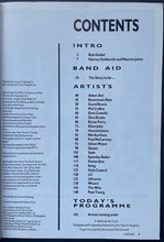 Load image into Gallery viewer, Live Aid Wembley Stadium Ticket Stub + Program Queen David Bowie Elton John VTG
