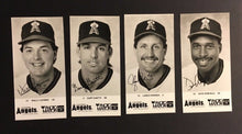 Load image into Gallery viewer, 1991 California Angels MLB Players 4 Promo Photos Winfield Parrish Gaetti Joyner
