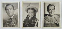 Load image into Gallery viewer, Collection Vintage Hollywood Photo Lot (16) - Facsimile Autographs Celebrity
