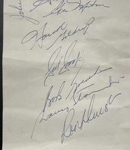 Load image into Gallery viewer, C1960's NHL Oldtimers 9x Autographed Signed Program Vintage Murray Ezzard Hockey
