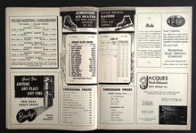 Load image into Gallery viewer, 1951 Chicago Stadium HKY Program Montreal Canadiens vs Chicago Blackhawks NHL
