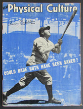 Load image into Gallery viewer, 1948 Rare Physical Culture Magazine - NY Yankees Babe Ruth Cover (1895-1948) Vtg
