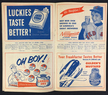 Load image into Gallery viewer, 1956 Fenway Park Baseball Program Boston Red Sox v Detroit Tigers Vintage MLB
