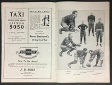Load image into Gallery viewer, 1926 Hamilton Amateur Athletic Association Tiger Football Club Program Rare CFL
