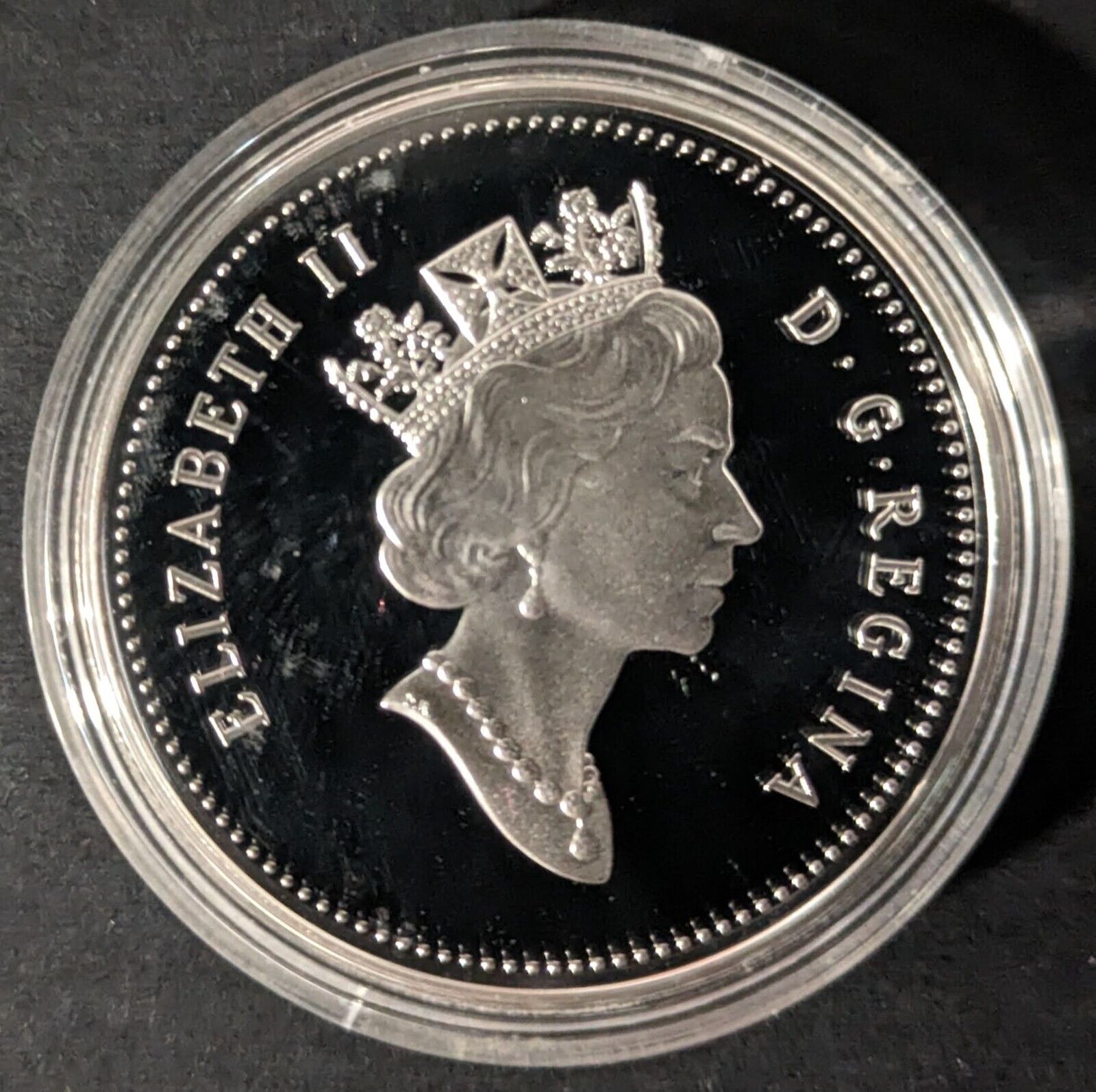 1997 Royal Canadian Mint 1972 Summit Series 25th Ann Silver $1