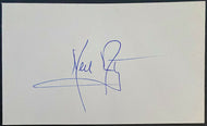 Neil Armstrong Autographed Signed Index Card 1st Man On The Moon NASA JSA LOA
