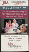 Load image into Gallery viewer, Chris Evert + Virginia Wade HOF Tennis Players Dual Signed Autographed Sheet JSA
