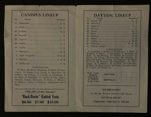Load image into Gallery viewer, 1923 Football Scorecard + Pinback W/ Football Canisius Golden Griffins vs Dayton
