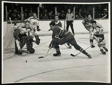 Load image into Gallery viewer, 1967-68 NHL Hockey Montreal Canadiens Photograph Jean Beliveau Yvan Cournoyer
