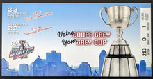 Load image into Gallery viewer, 2008 Grey Cup Ticket Calgary Stampeders Montreal Alouettes Olympic Stadium
