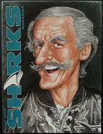 1992 San Jose Sharks Inaugural Season NHL Hockey Program George Kingston Cover