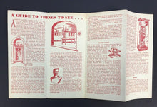 Load image into Gallery viewer, 1955 Baseball Hall Of Fame Brochure A Guide To Things To See Cooperstown NY MLB
