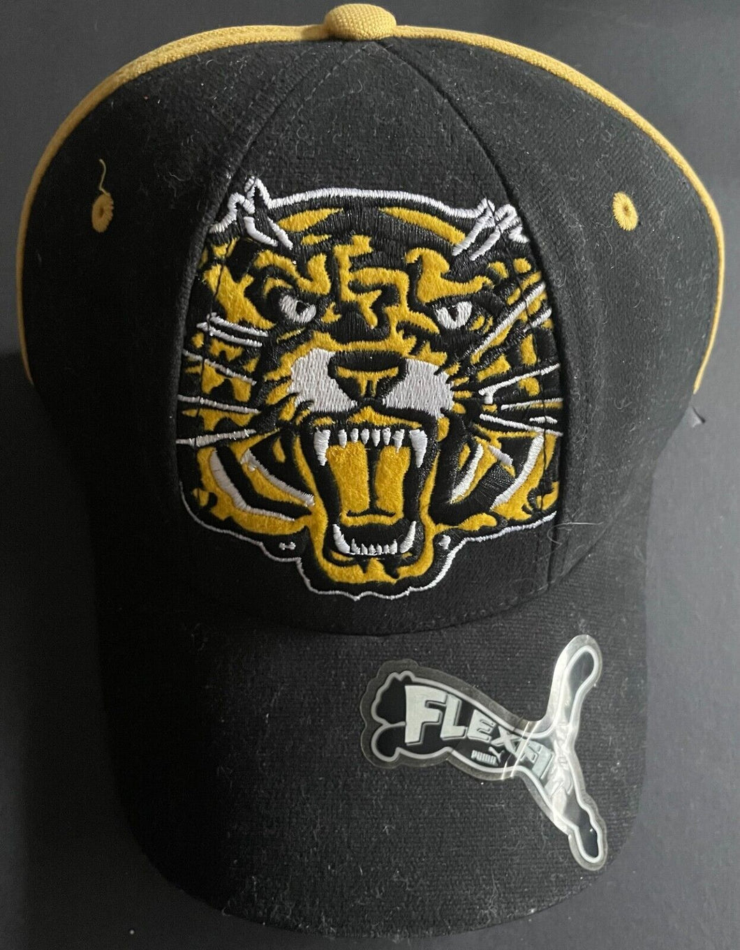 Hamilton Tiger-Cats Signed Puma Flexfit Baseball Cap CFL Football Autographed x2