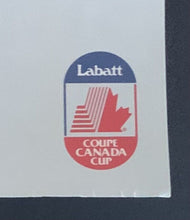 Load image into Gallery viewer, 1991 Labatt Canada Cup Hockey Team Signed Poster Finland Canada x20 Autos
