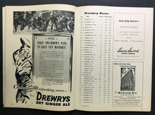 Load image into Gallery viewer, 1957 CFL Football Program Winnipeg Blue Bombers vs Calgary Stampeders Unscored
