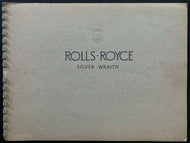 1947 Rolls Royce Silver Wraith Sales Brochure Vintage Car Oil Gas Automobiles