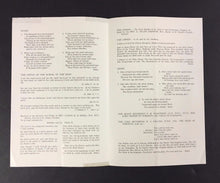 Load image into Gallery viewer, 1962 Donald Summerville Toronto Mayor Signed Letter to Harold Ballard + Program
