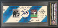 1996 Toronto Blue Jays Opening Day 20th Anniversary Full Ticket Angels iCert 9