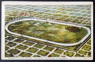 Rare Used Posted 1925 Indianapolis 500 Postcard Vintage Racing Historical