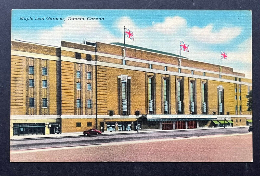 1930's Maple Leaf Gardens Toronto Maple Leafs NHL Hockey Postcard Unused
