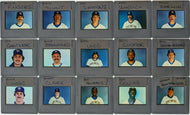 Milwaukee Brewers 15 Different 35mm Slides League Issued Vintage MLB Baseball