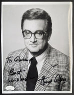 Steve Allen Signed Vintage Black and White Photograph TV Radio Autographed JSA