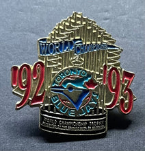 Load image into Gallery viewer, Toronto Blue Jays Lapel Pin Lot x4 Vintage MLB Baseball 1992-93 World Series
