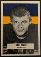 1959 General Mills Wheaties CFL Football Kenny Ploen Winnipeg Blue Bombers Card