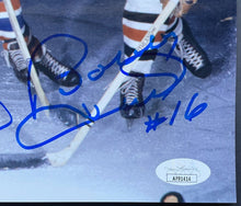Load image into Gallery viewer, Bobby Hull + Henri Richard Signed Photo Blackhawks NHL Hockey Autographed JSA
