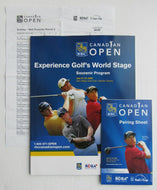 2008 Canadian Open Golf Program Pairing Booklet + Round 4 Daily Sheet Glen Abbey
