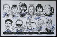 2014 36th Annual St.Thomas Sports Spectacular Autographed x11 Celebrity Poster