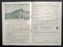 Load image into Gallery viewer, 1925 University of Chicago vs. Dartmouth Homecoming Game Program Football NCAA
