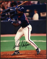 Carlos Delgado Autographed Photo Toronto Blue Jays MLB Baseball Signed 8x10