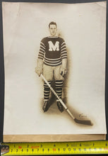 Load image into Gallery viewer, 1930 Vintage Rice Type 1 Photo NHL Montreal Maroons Hockey Dave Trottier
