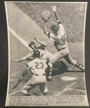 Load image into Gallery viewer, 1964 MLB Baseball Press Wire Photo Washington Senators vs Boston Bob Tillman
