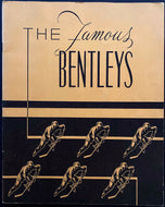 1947 Delisle Sask The Famous Bentley's Signed Autographed Book By Author Thurn