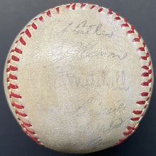 Load image into Gallery viewer, 1951 Cleveland Indians Team Stamped Facsimile Autographed Baseball MLB Vintage
