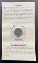 Load image into Gallery viewer, Elvis Presley $5 Marshall Island Commemorative Coin + Original Card Sealed
