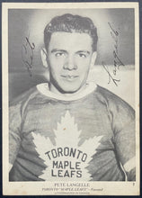Load image into Gallery viewer, 1939-40 OPC V301-1 Pete Langelle Autographed Signed Card Toronto Maple Leafs JSA
