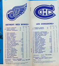 Load image into Gallery viewer, May 3 1966 Stanley Cup Finals Hockey Program Red Wings vs Canadiens Game 5
