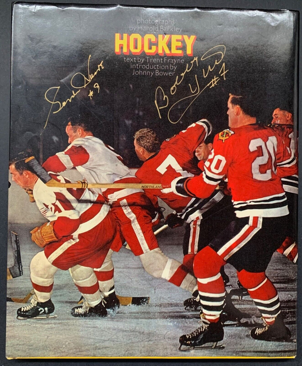Gordie Howe + Bobby Hull Autographed Signed Slip Cover NHL Hockey Red Wings JSA