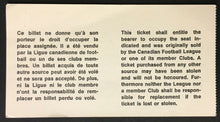 Load image into Gallery viewer, 1979 CFL Grey Cup Ticket Olympic Stadium Montreal Alouettes Edmonton Eskimos
