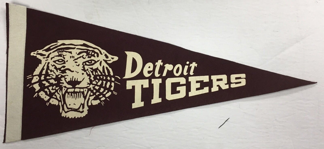 1960 Detroit Tigers Felt Pennant Vintage Baseball Briggs Stadium 20