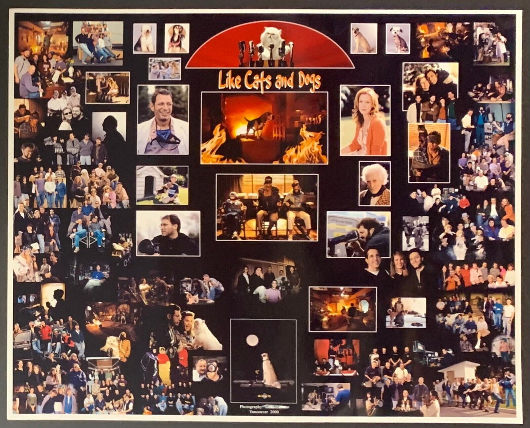 2000 Movie Collage + Publicity Photo Cast + Crew Like Cats & Dogs