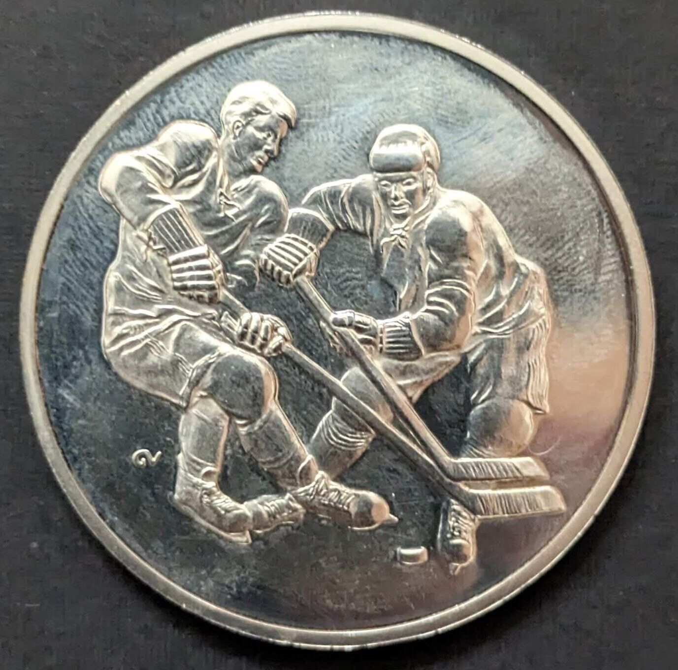 1972 Summit Series 2oz. Sterling Silver Coin Canada Vs. USSR