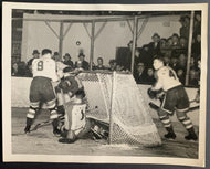 1939 Madison Square Garden Hockey Action Photo New York Americans NHL VTG B&W